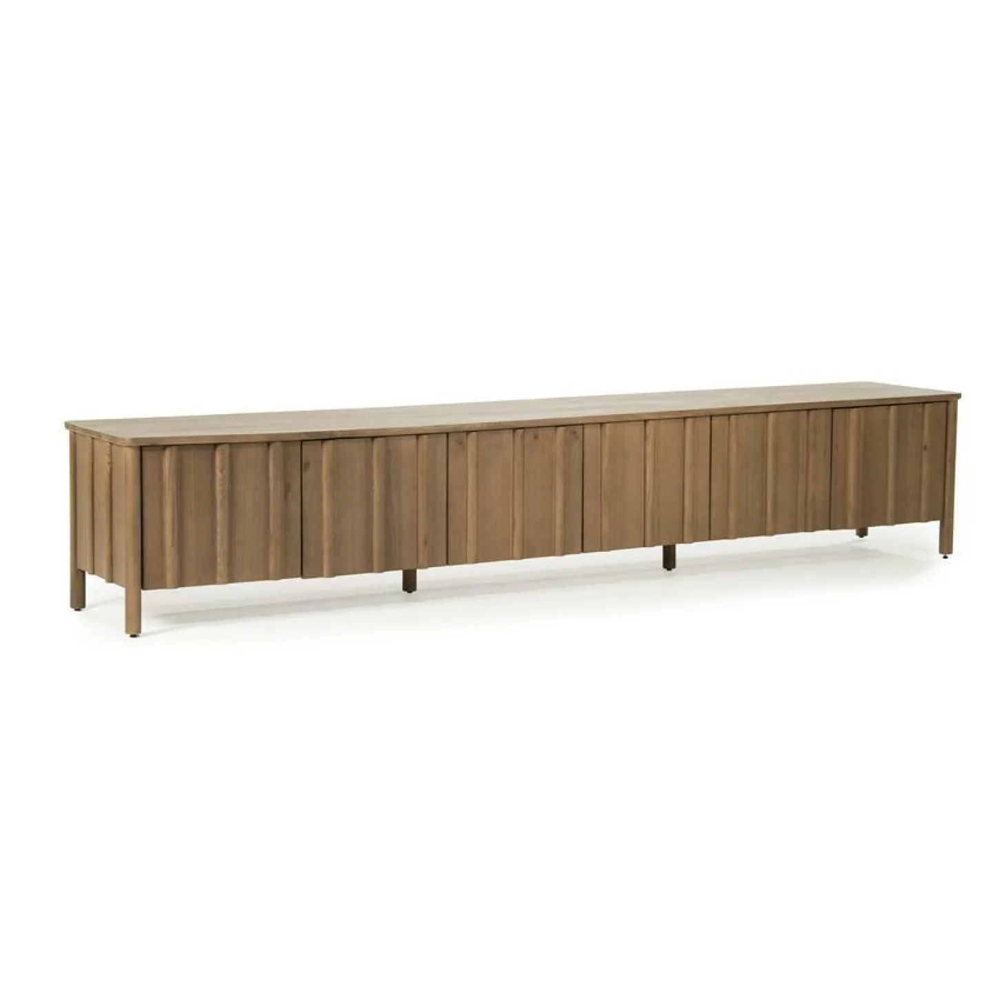 TV meubel Jake Eikenhout 264 cm - bruin - Loft24.nl