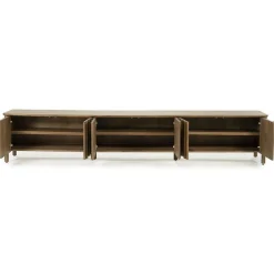 TV meubel Jake Eikenhout 264 cm - bruin - Loft24.nl
