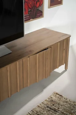 TV meubel Jake Eikenhout 183 cm - bruin - Loft24.nl