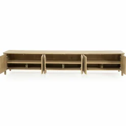 TV meubel Jake Eikenhout 264 cm - naturel - Loft24.nl