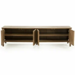 TV meubel Jake Eikenhout 183 cm - naturel - Loft24.nl
