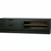 TV-meubel James 180cm - Zwart - Loft24.nl