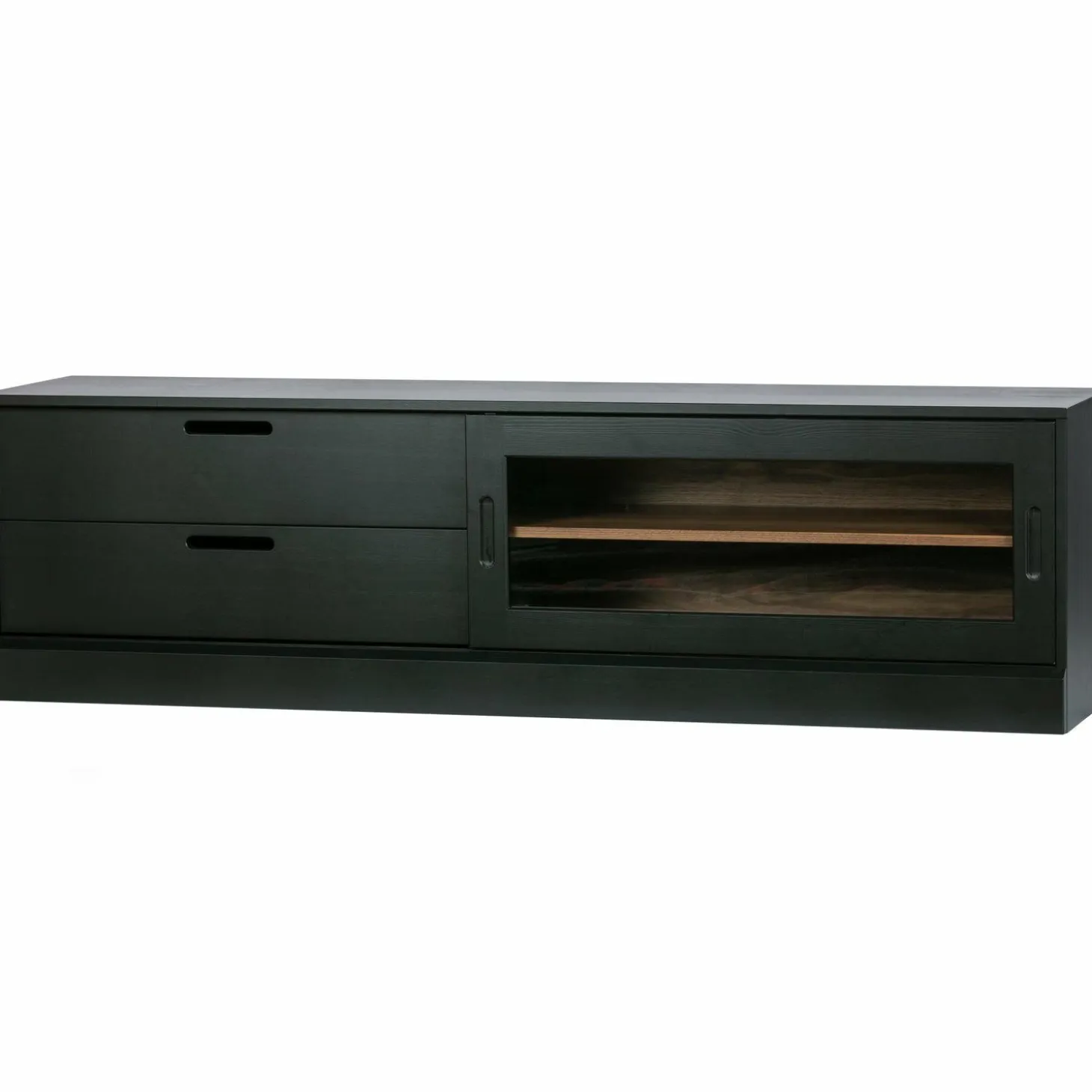 TV-meubel James 180cm - Zwart - Loft24.nl
