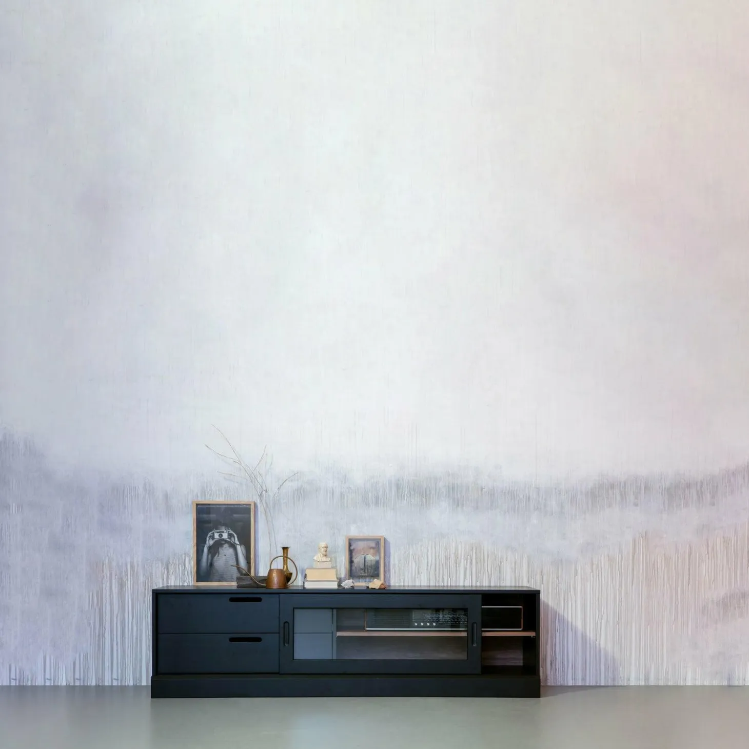 TV-meubel James 180cm - Zwart - Loft24.nl