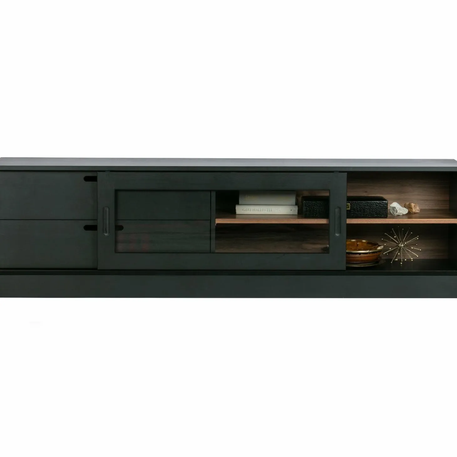 TV-meubel James 180cm - Zwart - Loft24.nl