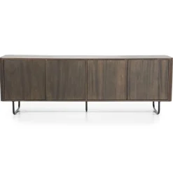 TV-meubel James Mangohout 180cm - Bruin - Loft24.nl