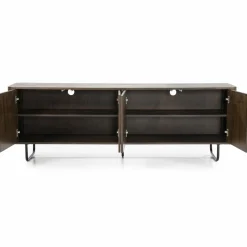 TV-meubel James Mangohout 180cm - Bruin - Loft24.nl