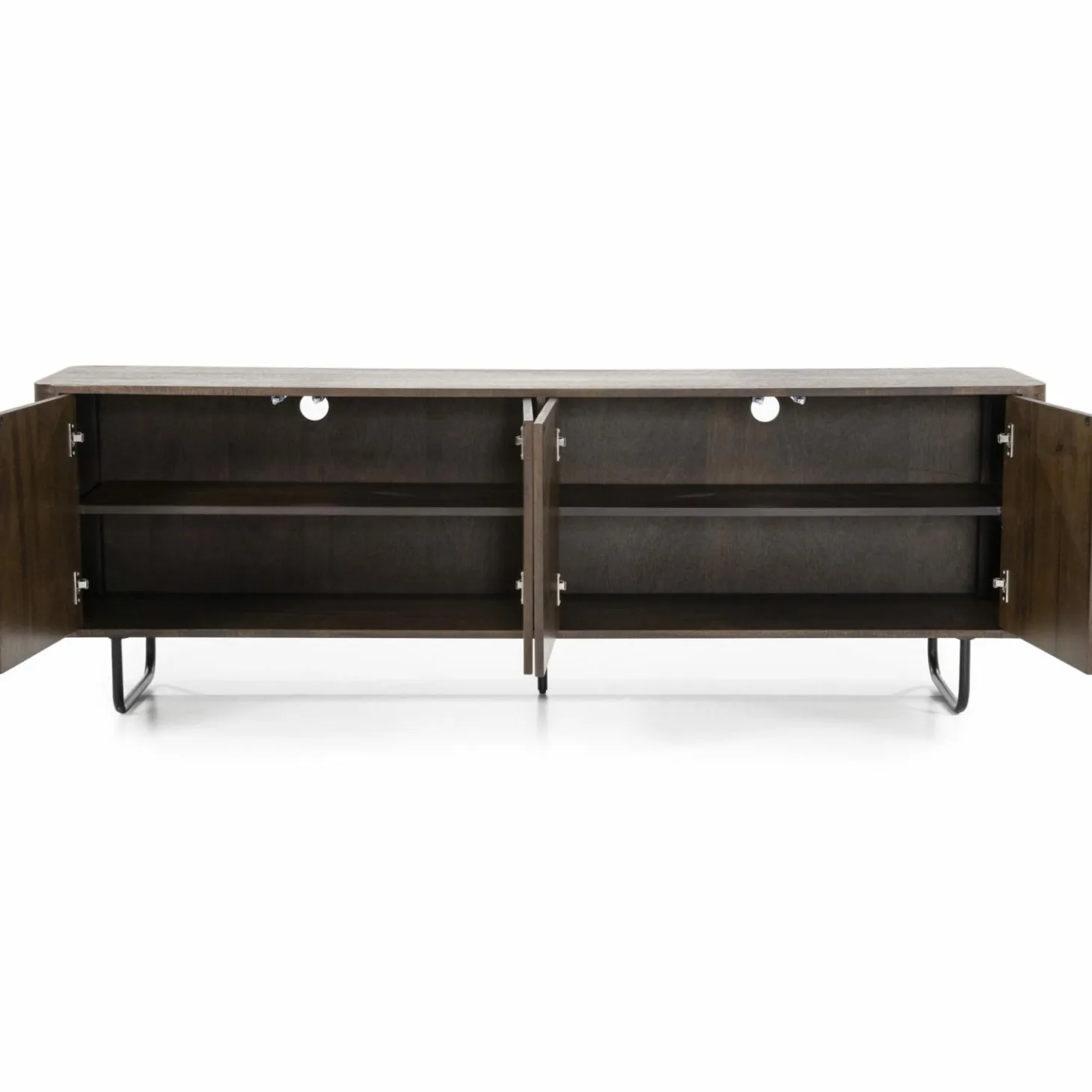 TV-meubel James Mangohout 180cm - Bruin - Loft24.nl