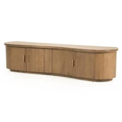 TV meubel Josh Eikenhout 180 cm - bruin - Loft24.nl