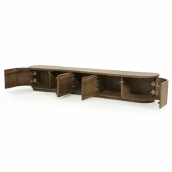 TV meubel Josh Eikenhout 240 cm - bruin - Loft24.nl
