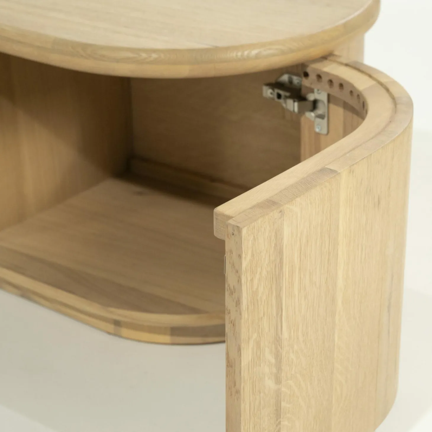 TV meubel Josh Eikenhout 240 cm - naturel - Loft24.nl