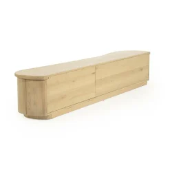 TV meubel Josh Eikenhout 240 cm - naturel - Loft24.nl