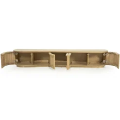 TV meubel Josh Eikenhout 240 cm - naturel - Loft24.nl