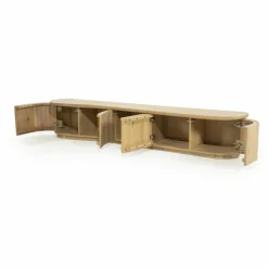 TV meubel Josh Eikenhout 240 cm - naturel - Loft24.nl