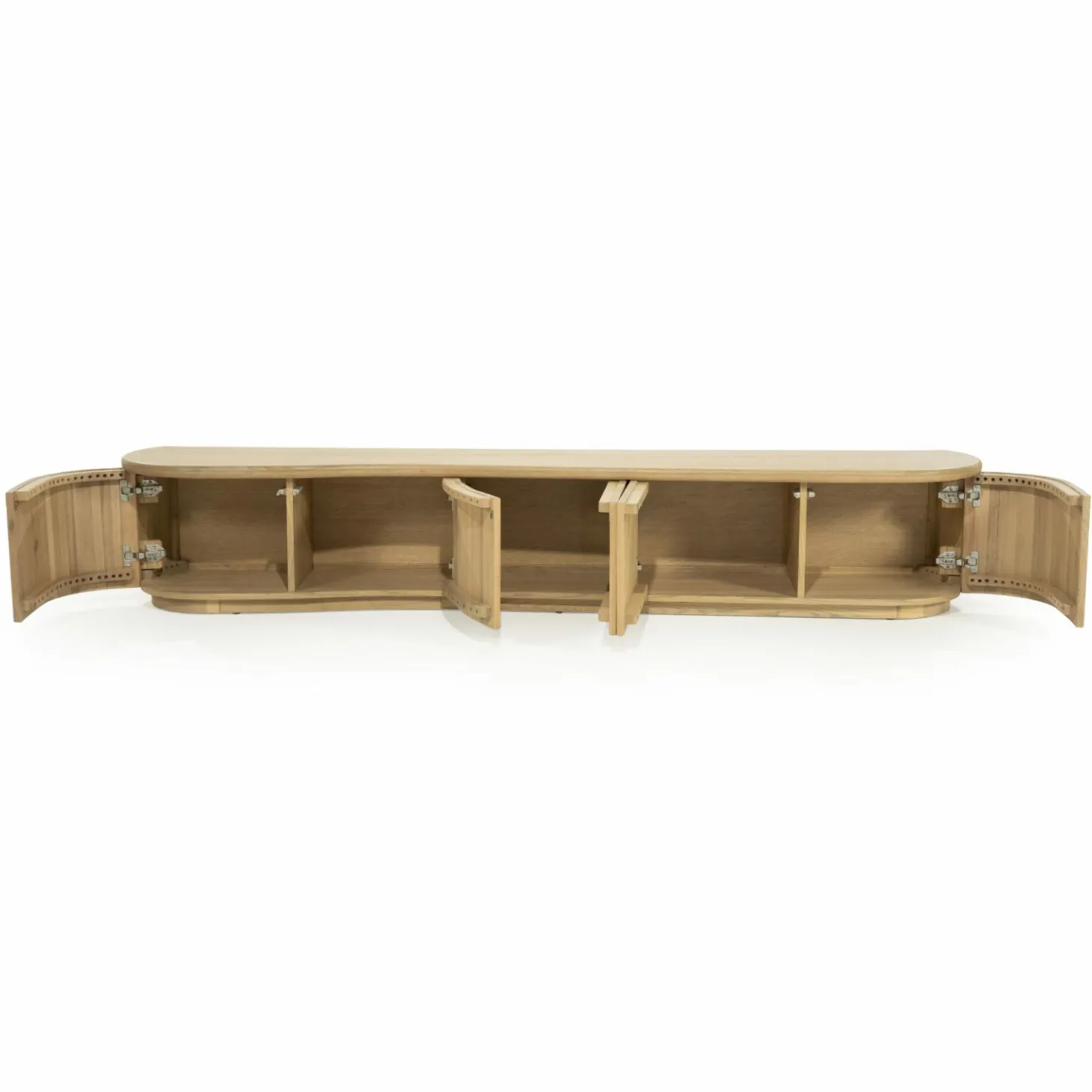 TV meubel Josh Eikenhout 240 cm - naturel - Loft24.nl
