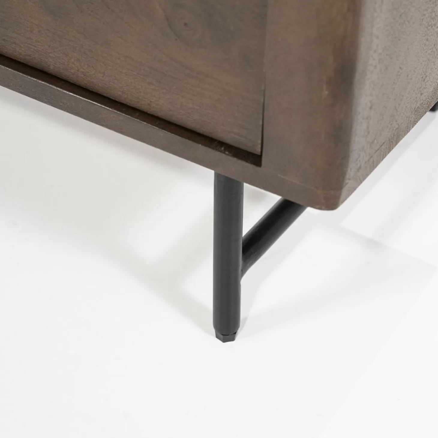 TV-Meubel Lio Mangohout Travertin 170cm - bruin - Loft24.nl