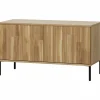 TV-meubel New Gravure Grenen 100cm - Naturel - Loft24.nl