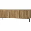TV-meubel New Gravure Grenen 150cm - Naturel - Loft24.nl
