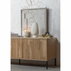 TV-meubel New Gravure Grenen 150cm - Naturel - Loft24.nl