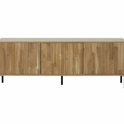 TV-meubel New Gravure Grenen 150cm - Naturel - Loft24.nl