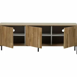TV-meubel New Gravure Grenen 150cm - Naturel - Loft24.nl