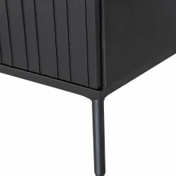 TV-meubel New Gravure Grenen 100cm - Zwart - Loft24.nl