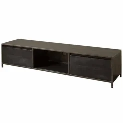TV-meubel Paterno Zwart - 180 cm - Loft24.nl