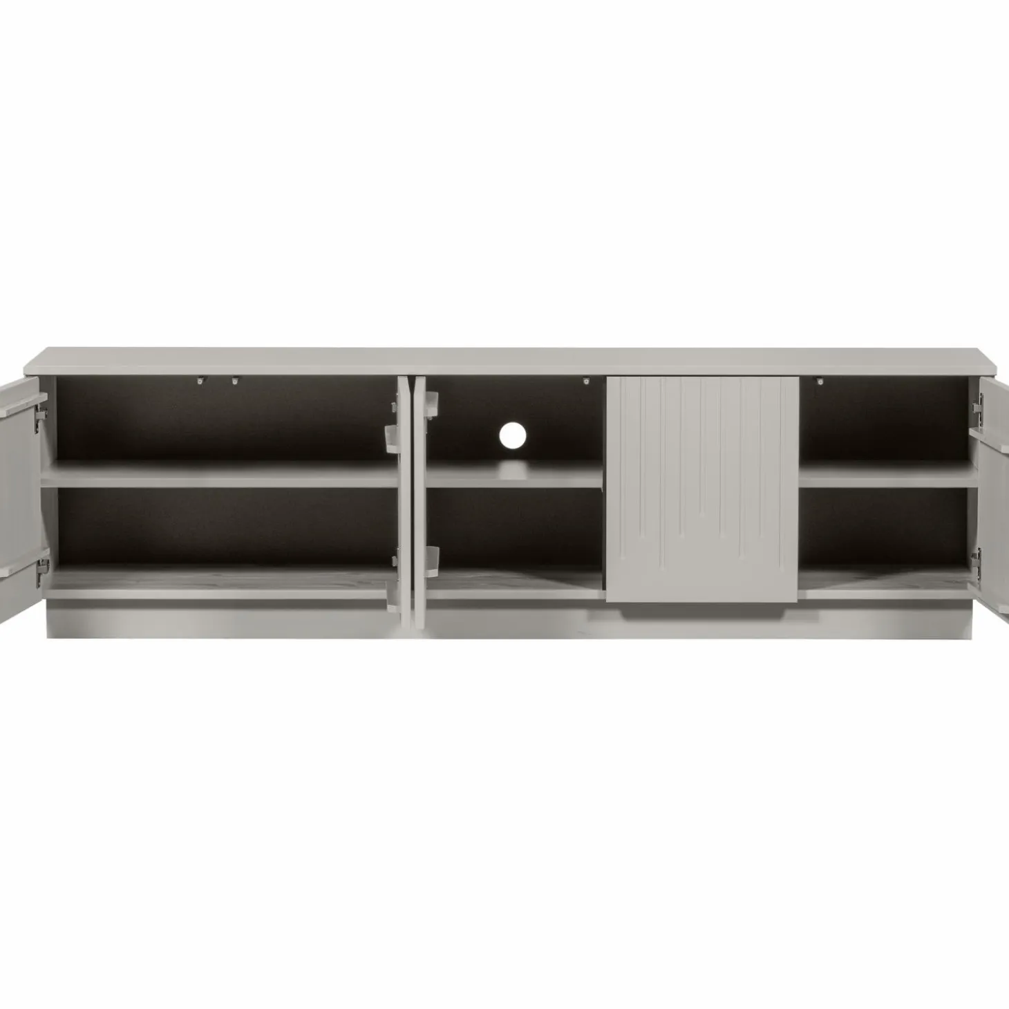 TV-meubel Pencil Grenenhout 180cm - Mist - Loft24.nl
