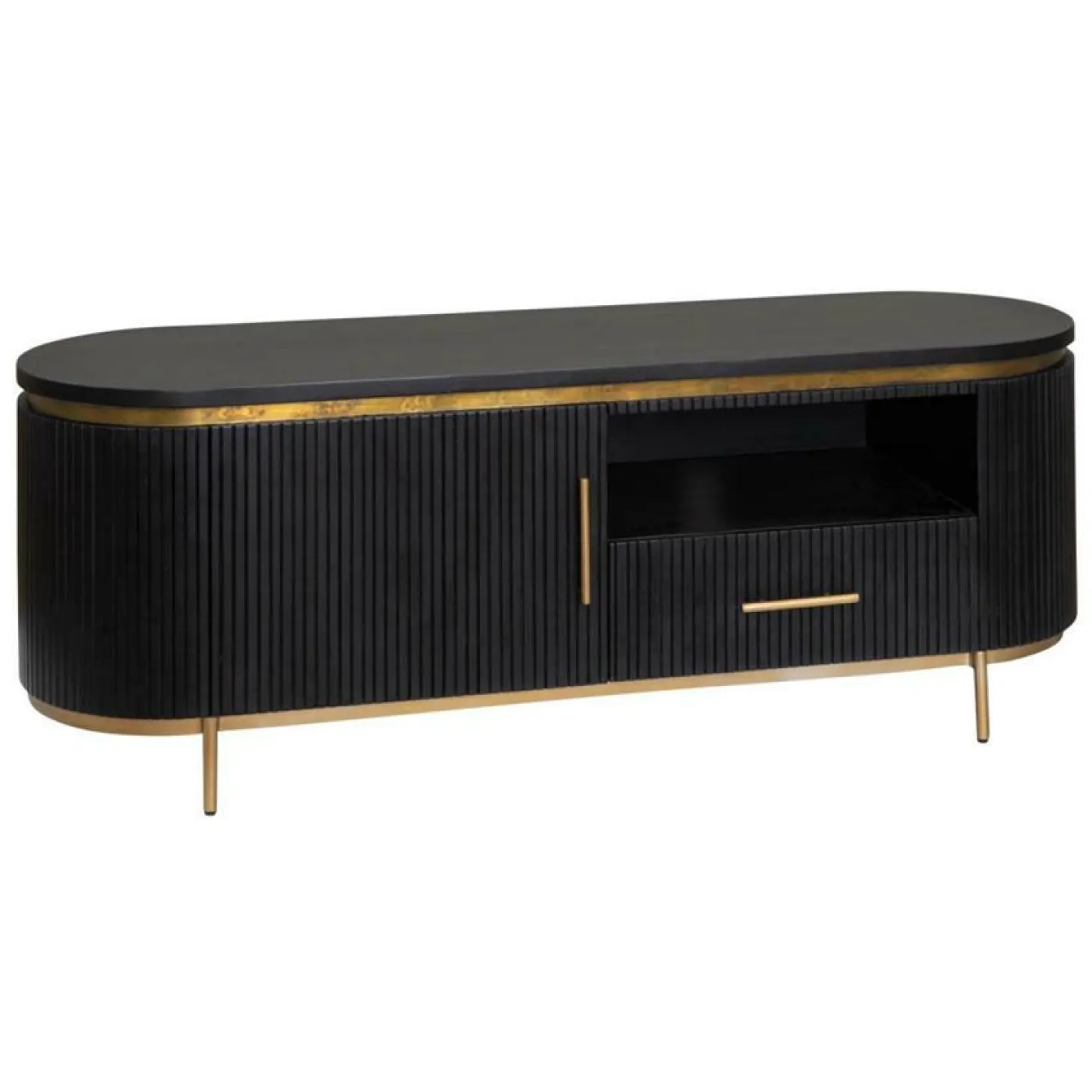 TV-meubel Rivello Mangohout 150 cm - Loft24.nl