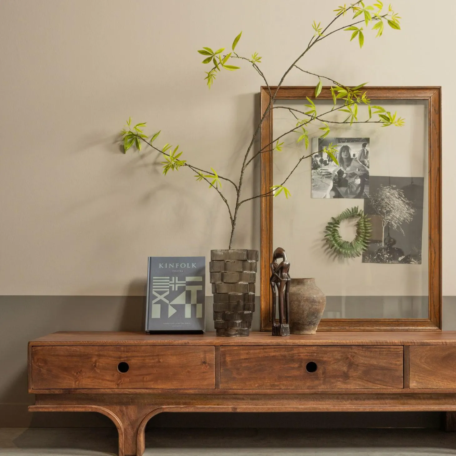 TV-meubel Staes Mangohout 180cm - Loft24.nl