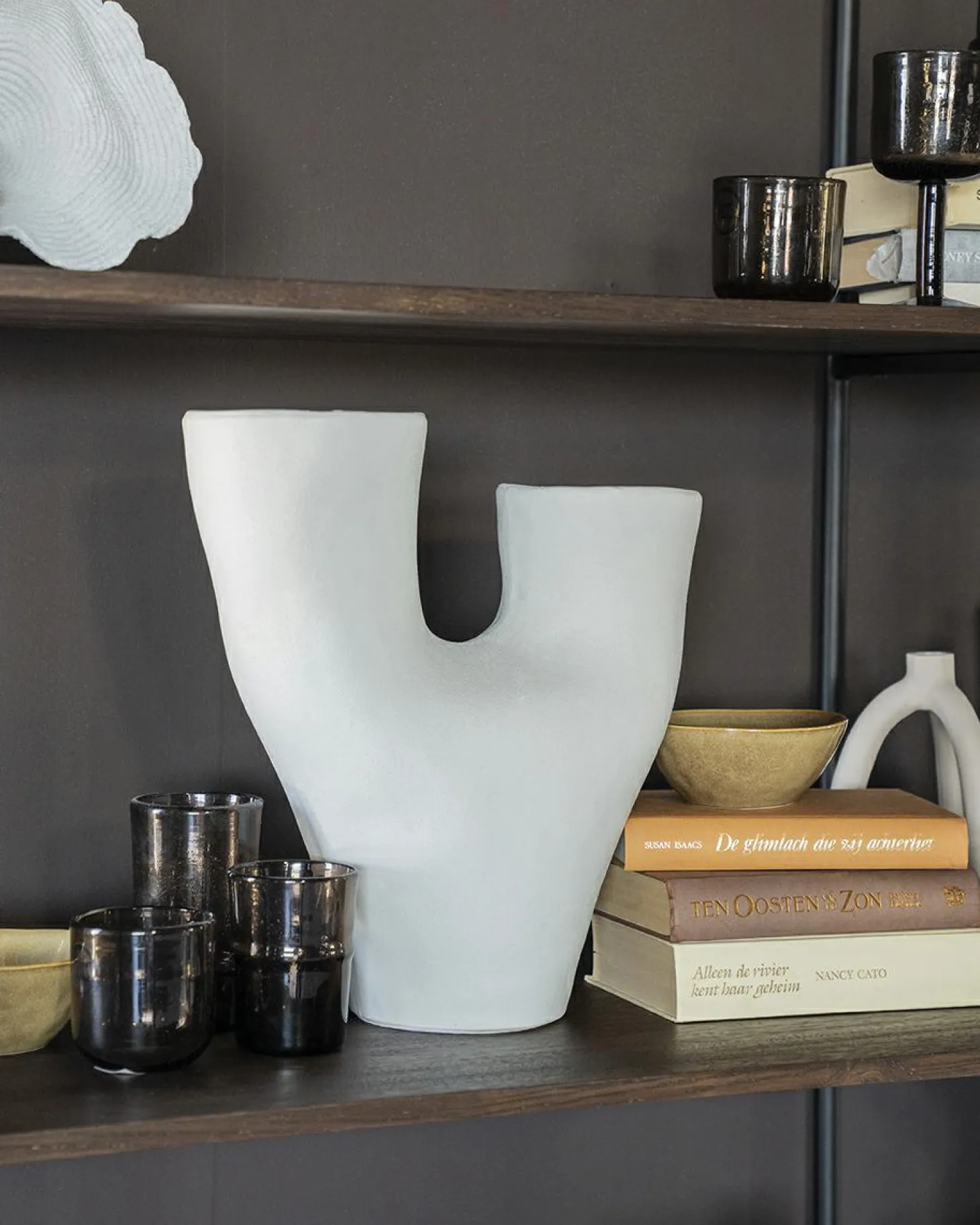 Vaas Dory Aardewerk - 38 cm - Loft24.nl