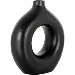 Vaas Felice 22cm hoog kleur Zwart - Loft24.nl