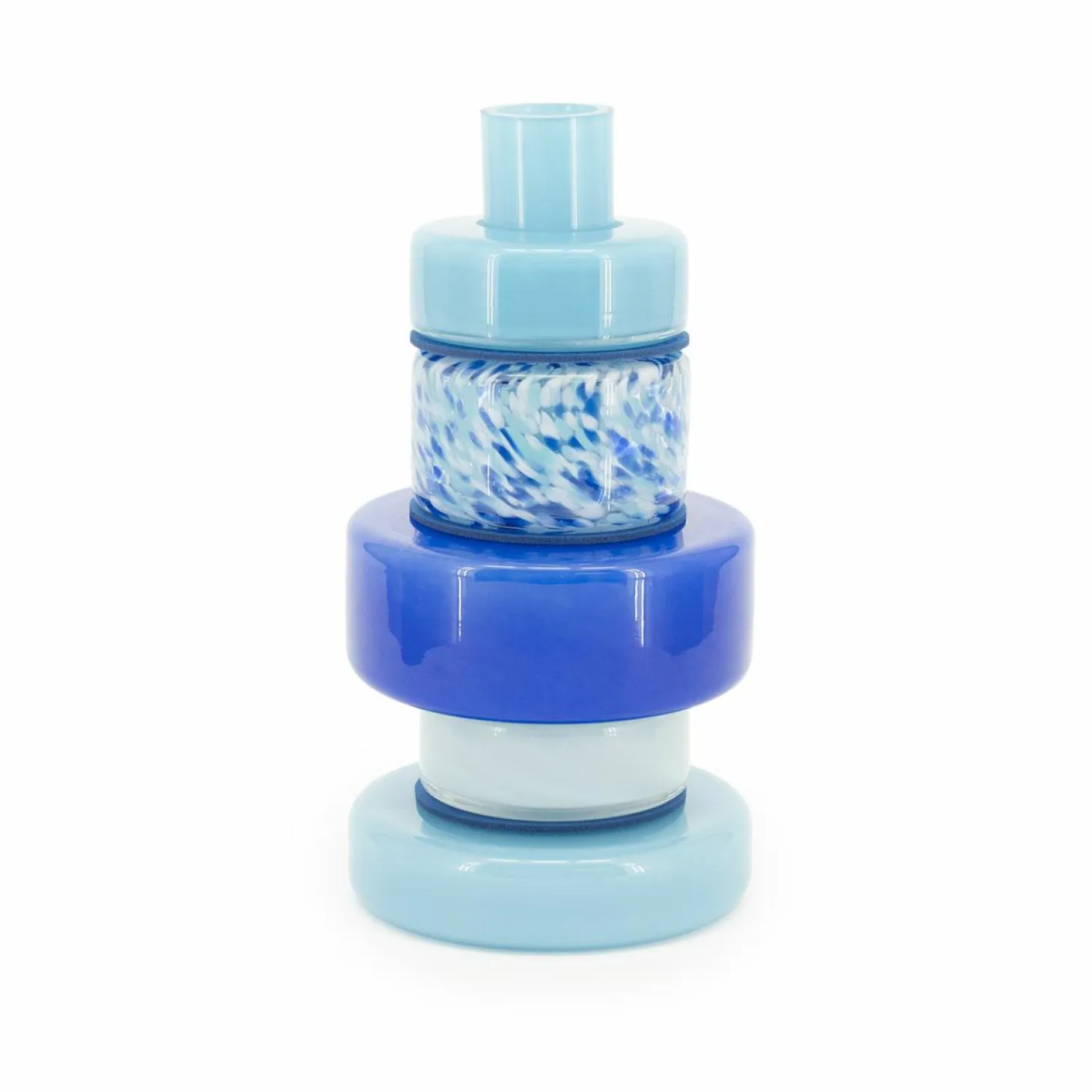 Vaas Golas Mondgeblazen glas - Blauw - Loft24.nl