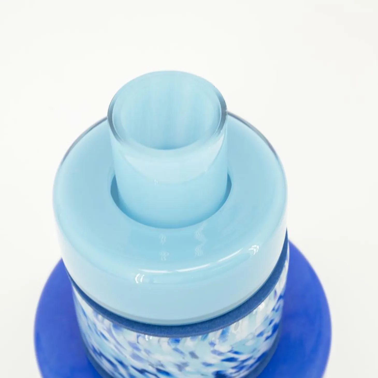 Vaas Golas Mondgeblazen glas - Blauw - Loft24.nl