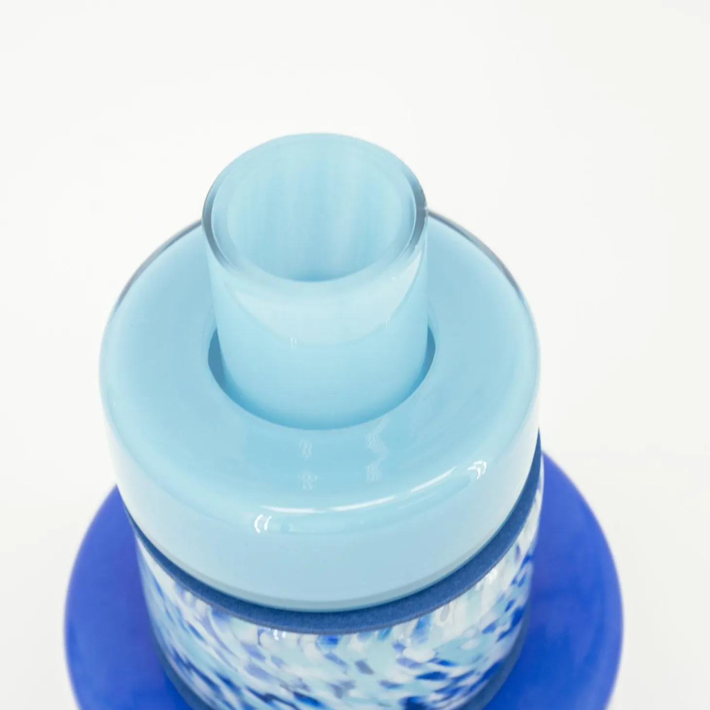 Vaas Golas Mondgeblazen glas - Blauw - Loft24.nl
