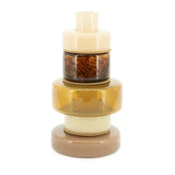 Vaas Golas Mondgeblazen glas - Bruin - Loft24.nl