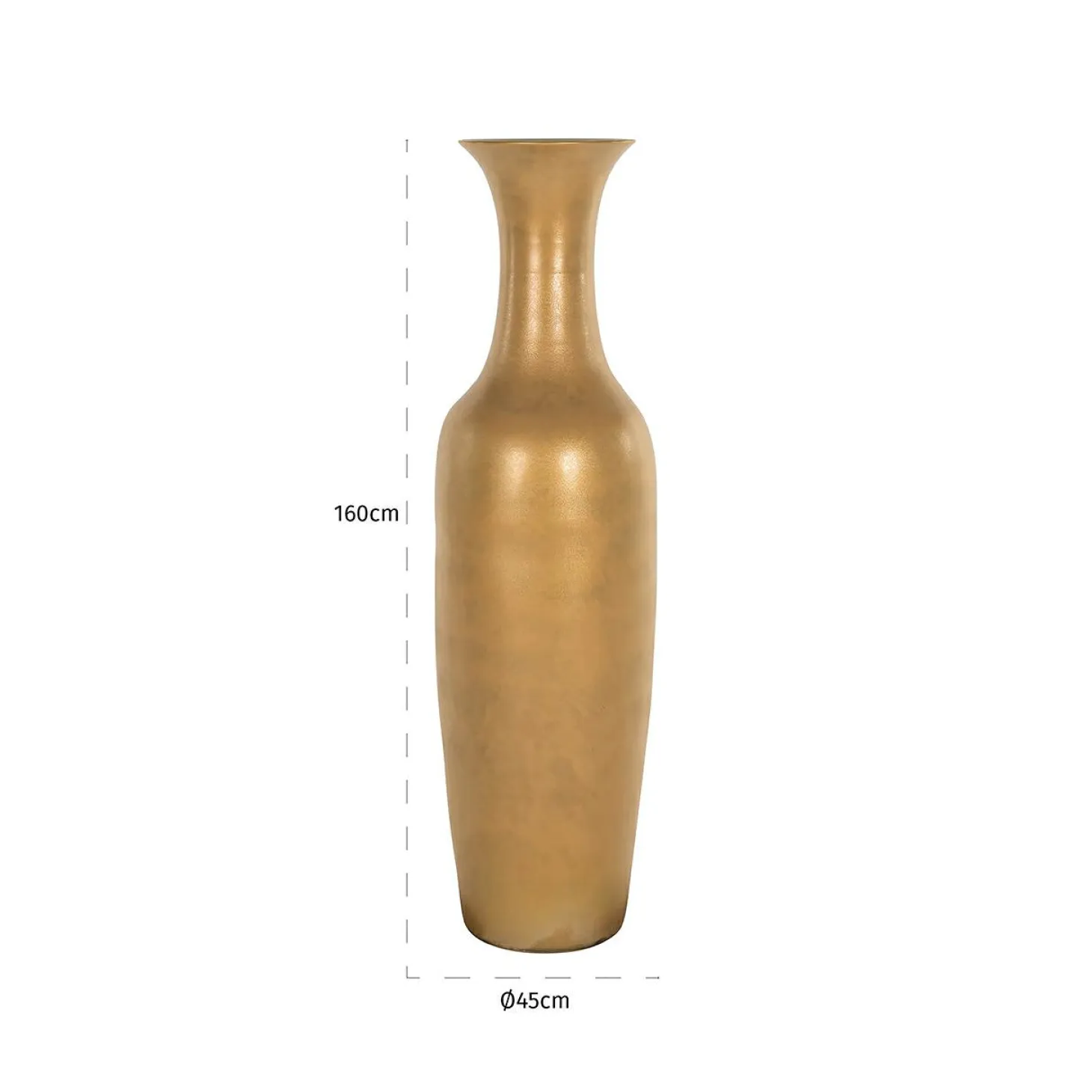 Vaas Macie 161cm kleur Goud - Loft24.nl