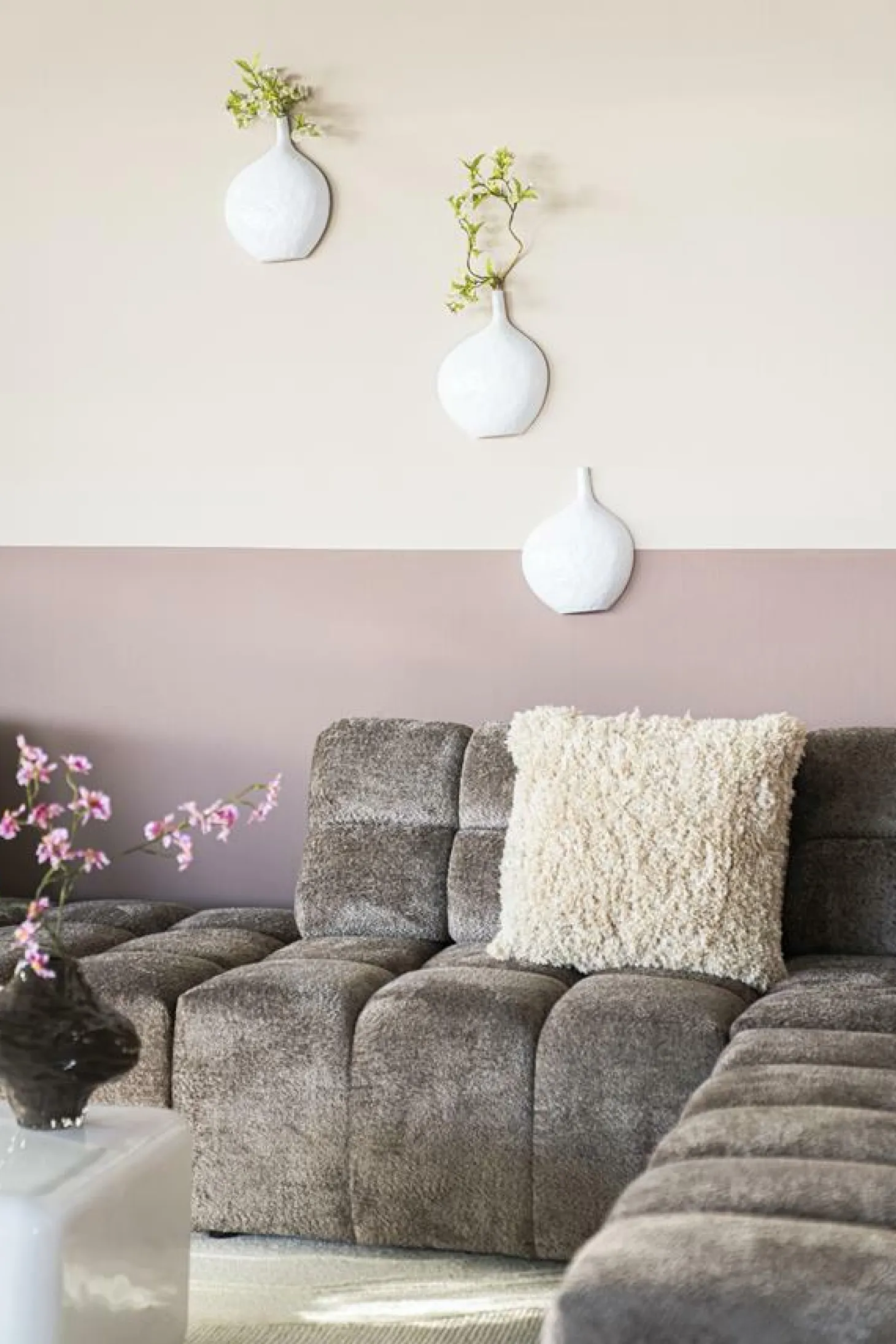 Vaas Rias klein - Bruin - Loft24.nl