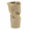 Vaas Songa Aardewerk 36cm hoog - Bruin - Loft24.nl
