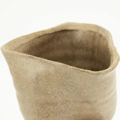 Vaas Songa Aardewerk 30cm hoog - Bruin - Loft24.nl
