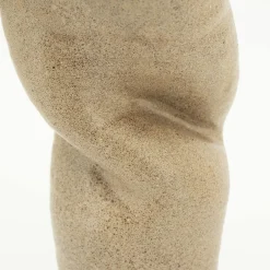 Vaas Songa Aardewerk 30cm hoog - Bruin - Loft24.nl