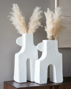 Vaas Tribe groot Wit - Loft24.nl