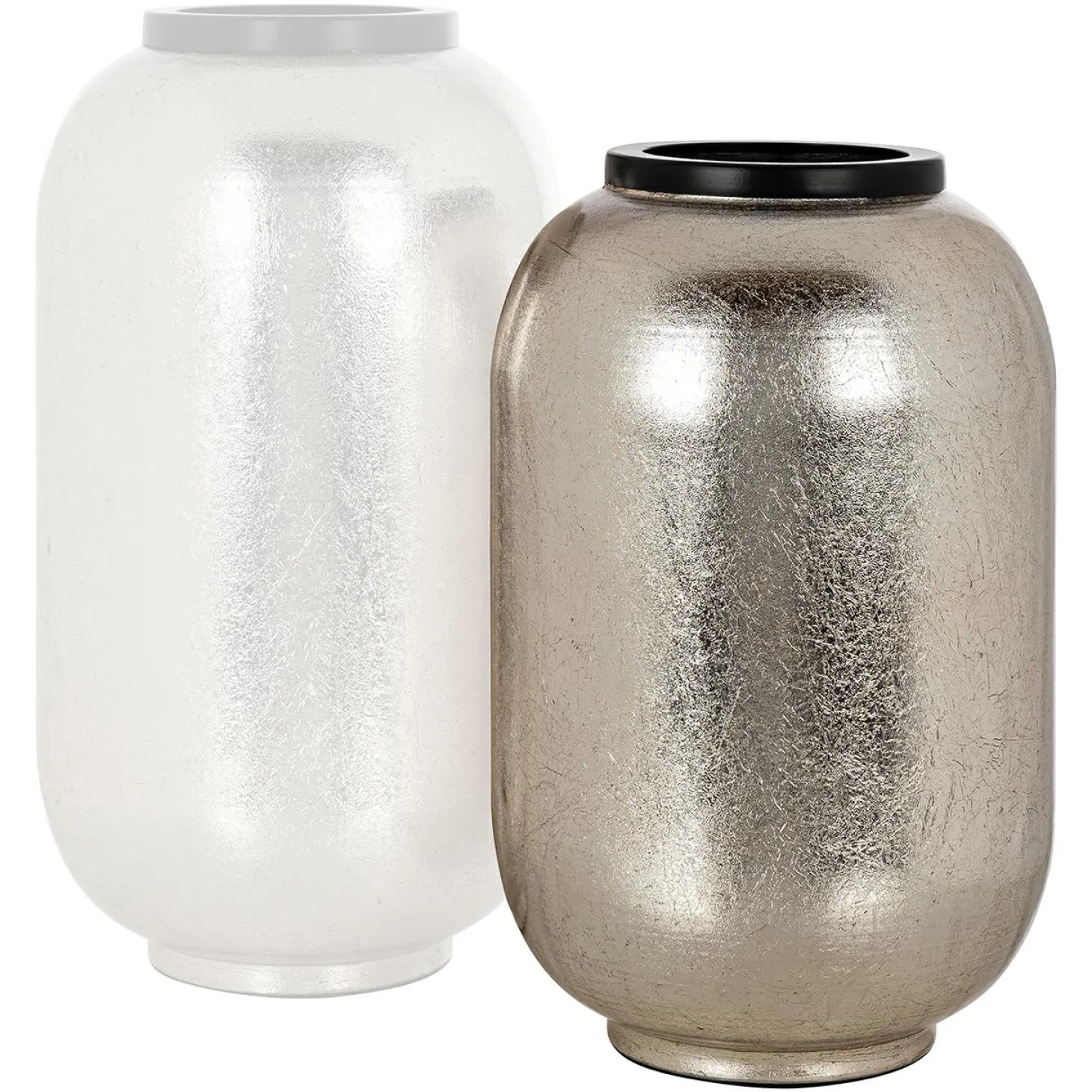 Vaas Vesna kleur Zilver - Loft24.nl