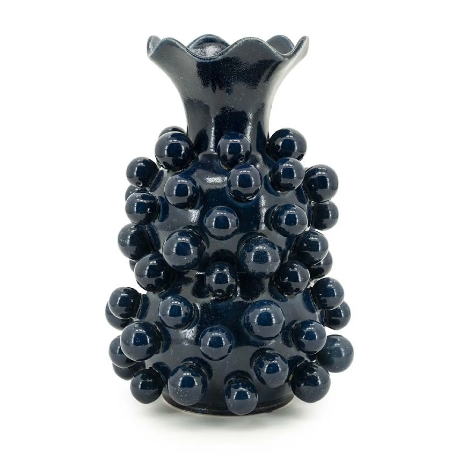 Vaas Viro Geglazuurd aardewerk - Blauw - Loft24.nl