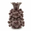 Vaas Viro Geglazuurd aardewerk - Burgundy - Loft24.nl