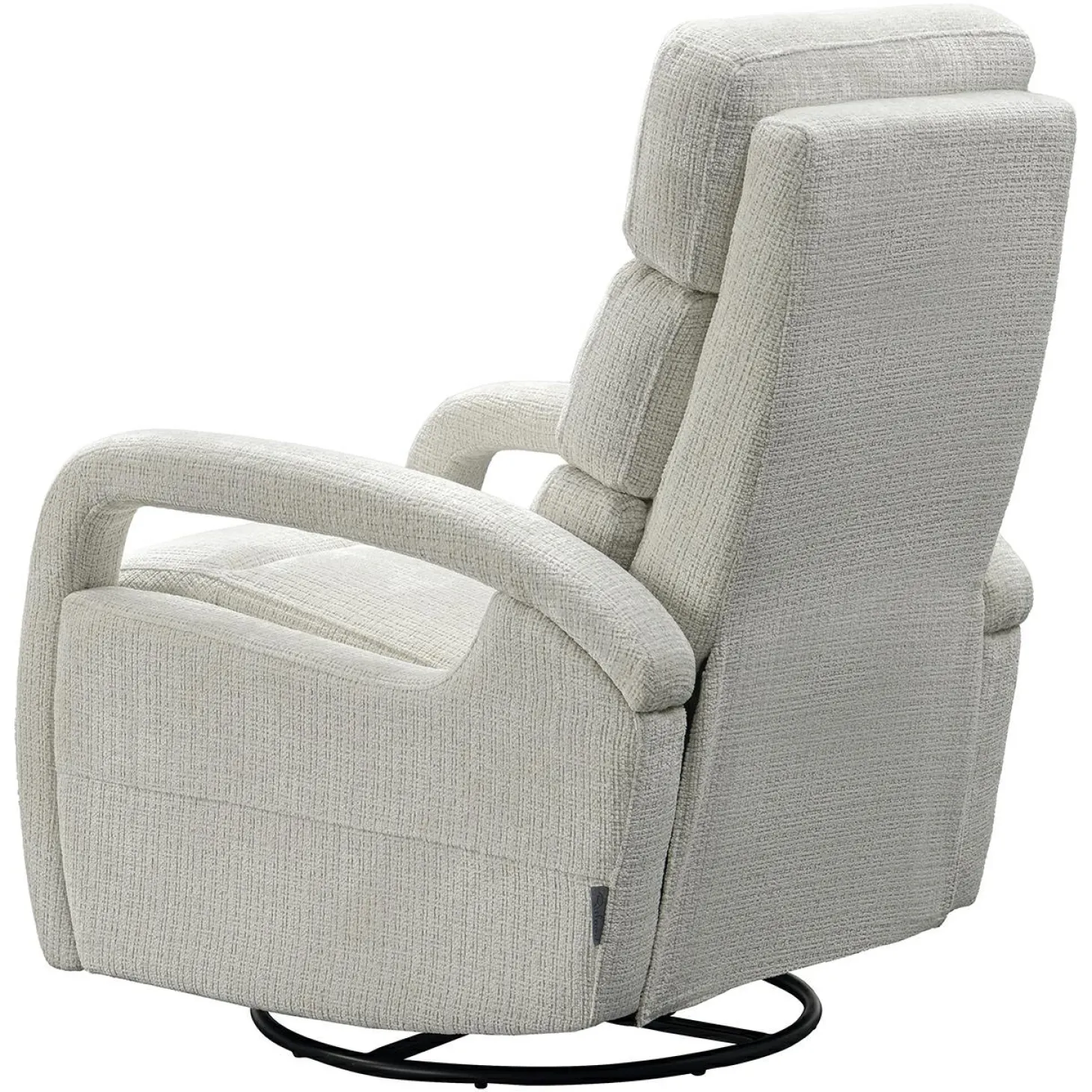 Verstelbare Draaifauteuil Denvi Chenille - Beige - Loft24.nl