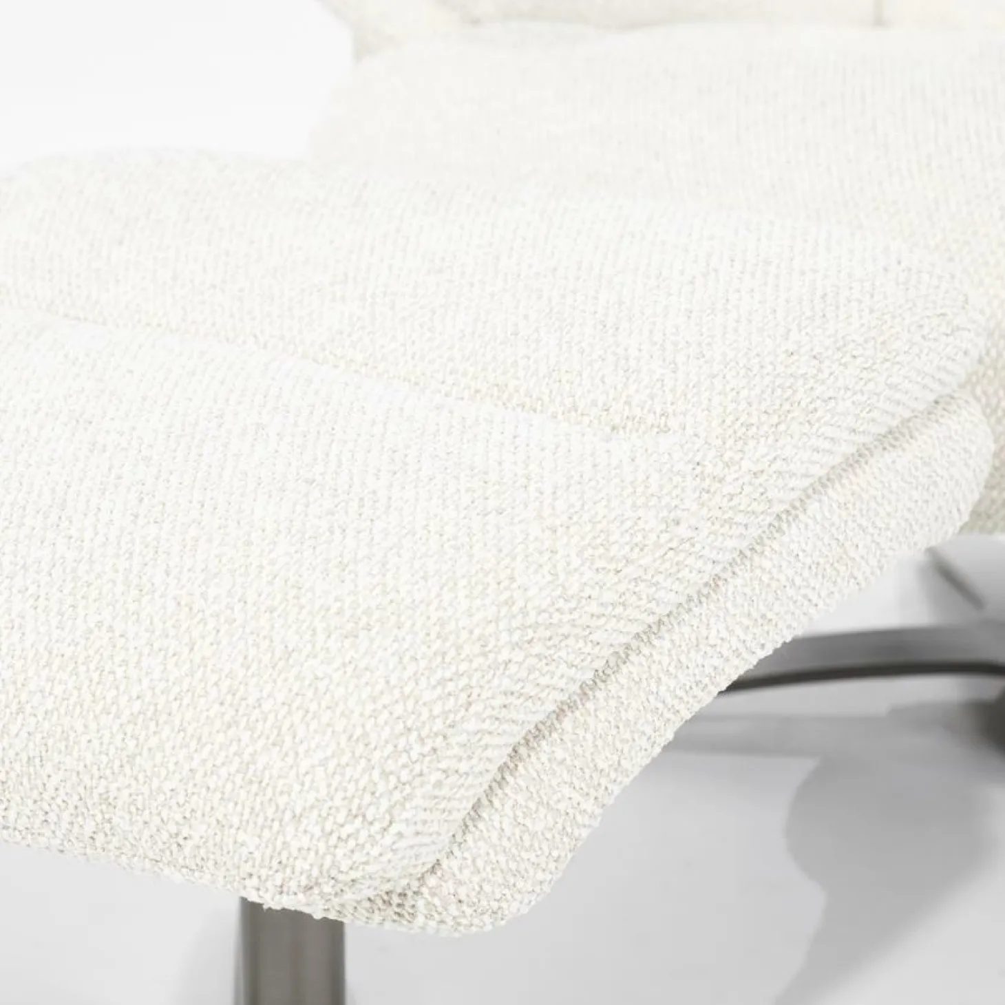 Verstelbare Fauteuil Caleb Met voetenbank - Beige - Loft24.nl