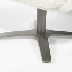 Verstelbare Fauteuil Caleb Met voetenbank - Beige - Loft24.nl