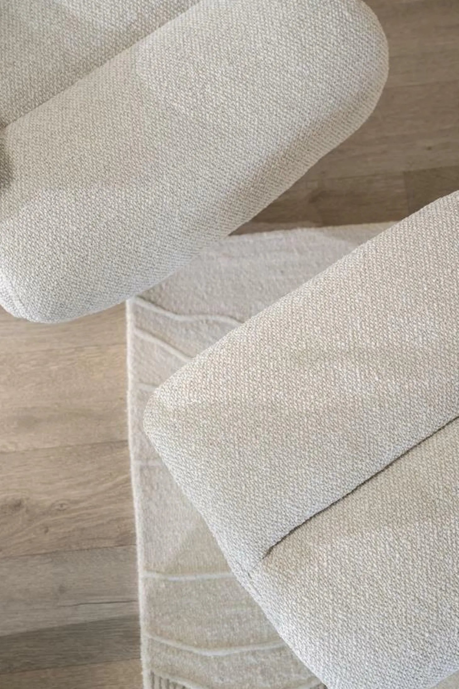 Verstelbare Fauteuil Caleb Met voetenbank - Beige - Loft24.nl