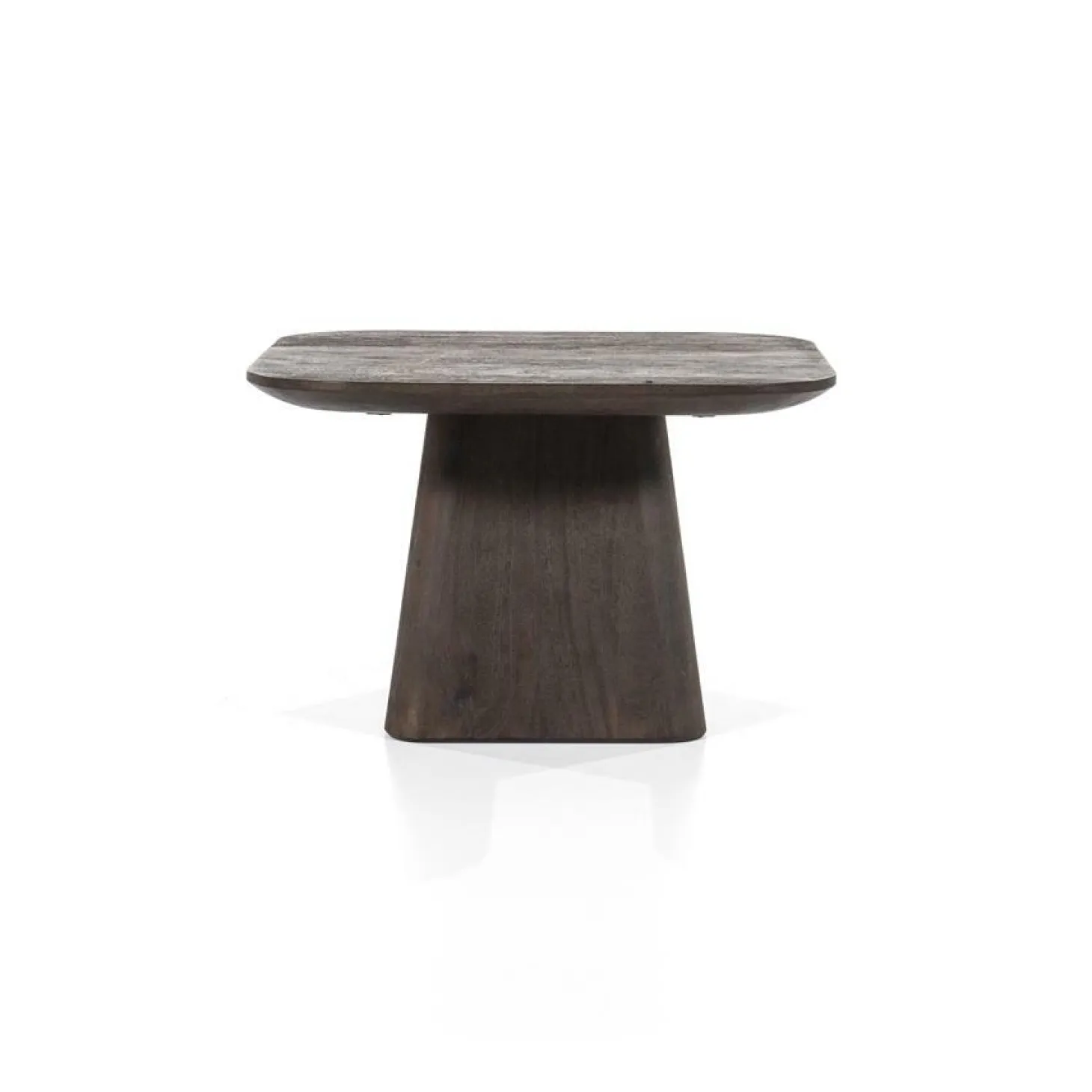 Vierkante Bijzettafel Aron Mangohout - Bruin 60 cm - Loft24.nl